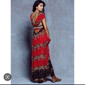 NWT Free People Keep the Peace maxi gown C-10